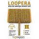 Gold Loopera Dense Knit Kabartmalı Dekoratif Şerit &ndash; Premium El İşi S&uuml;sleme 1 Metre-LOOPERA-29