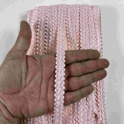 Somon Loopera Dense Knit Kabartmalı Dekoratif Şerit &ndash; Premium El İşi S&uuml;sleme 1 Metre-LOOPERA-3