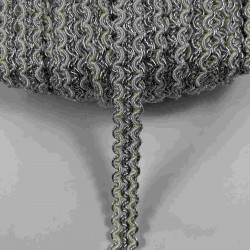 G&uuml;m&uuml;şl&uuml; Beyaz Loopera Dense Knit Kabartmalı Dekoratif Şerit &ndash; Premium El İşi S&uuml;sleme 1 Metre-LOOPERA-30