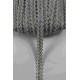 G&uuml;m&uuml;şl&uuml; Beyaz Loopera Dense Knit Kabartmalı Dekoratif Şerit &ndash; Premium El İşi S&uuml;sleme 1 Metre-LOOPERA-30
