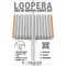 G&uuml;m&uuml;şl&uuml; Beyaz Loopera Dense Knit Kabartmalı Dekoratif Şerit &ndash; Premium El İşi S&uuml;sleme 1 Metre-LOOPERA-30