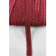 Bordo Loopera Dense Knit Kabartmalı Dekoratif Şerit &ndash; Premium El İşi S&uuml;sleme 1 Metre-LOOPERA-4