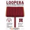 Bordo Loopera Dense Knit Kabartmalı Dekoratif Şerit &ndash; Premium El İşi S&uuml;sleme 1 Metre-LOOPERA-4