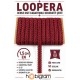 Bordo Loopera Dense Knit Kabartmalı Dekoratif Şerit &ndash; Premium El İşi S&uuml;sleme 1 Metre-LOOPERA-4