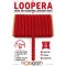 Kırmızı Loopera Dense Knit Kabartmalı Dekoratif Şerit &ndash; Premium El İşi S&uuml;sleme 1 Metre-LOOPERA-5