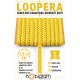 Sarı Loopera Dense Knit Kabartmalı Dekoratif Şerit &ndash; Premium El İşi S&uuml;sleme 1 Metre-LOOPERA-7