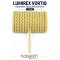 Sarı G&uuml;m&uuml;ş Lumirex Vortiq Kabartmalı Zigzag Dekoratif Şerit &ndash; Premium El İşi S&uuml;sleme 1 Metre-LUMIREX-14
