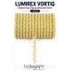 Sarı G&uuml;m&uuml;ş Lumirex Vortiq Kabartmalı Zigzag Dekoratif Şerit &ndash; Premium El İşi S&uuml;sleme 1 Metre-LUMIREX-14