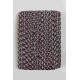 Bordo G&uuml;m&uuml;ş Lumirex Vortiq Kabartmalı Zigzag Dekoratif Şerit &ndash; Premium El İşi S&uuml;sleme 1 Metre-LUMIREX-16