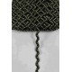 Siyah Gold Lumirex Vortiq Kabartmalı Zigzag Dekoratif Şerit &ndash; Premium El İşi S&uuml;sleme 1 Metre-LUMIREX-19