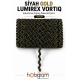 Siyah Gold Lumirex Vortiq Kabartmalı Zigzag Dekoratif Şerit &ndash; Premium El İşi S&uuml;sleme 1 Metre-LUMIREX-19