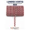 Koyu Kırmızı G&uuml;m&uuml;ş Lumirex Vortiq Kabartmalı Zigzag Dekoratif Şerit &ndash; Premium El İşi S&uuml;sleme 1 Metre-LUMIREX-7