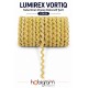 Sarı G&uuml;m&uuml;ş Lumirex Vortiq Kabartmalı Zigzag Dekoratif Şerit &ndash; Premium El İşi S&uuml;sleme 1 Metre-LUMIREX-9