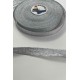G&uuml;m&uuml;ş 1 Cm Lunavera Simli Dekoratif Şerit Kurdele 1 Metre-LUNAVERA-10