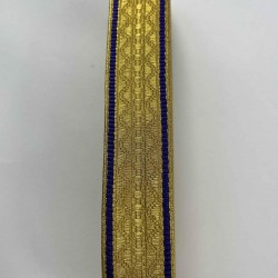 Gold Mor Lunavera Simli Dekoratif Şerit Kurdele 1 Metre-LUNAVERA-15