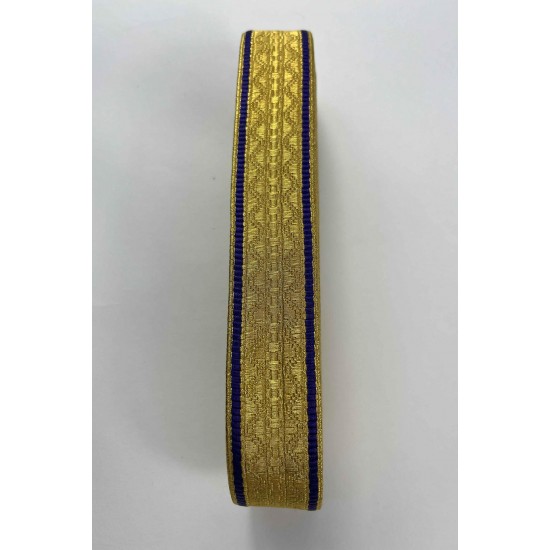 Gold Mor Lunavera Simli Dekoratif Şerit Kurdele 1 Metre-LUNAVERA-15