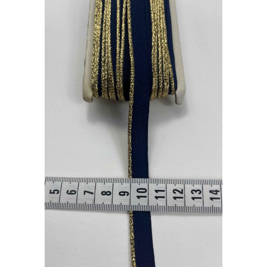 Laci Gold Lunavera Simli Dekoratif Şerit Kurdele 1 Metre-LUNAVERA-16