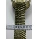 Laci Gold K&uuml;&ccedil;&uuml;k Baklava Simli Şerit Kurdele 1 Metre-LUNAVERA-19