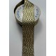 Gold K&uuml;&ccedil;&uuml;k Baklava Simli Şerit Kurdele 1 Metre-LUNAVERA-21