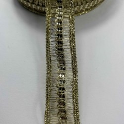 Gold File Lunavera Simli Dekoratif Şerit Kurdele 1 Metre-LUNAVERA-22