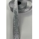 G&uuml;m&uuml;ş Etnik Lunavera Simli Dekoratif Şerit Kurdele 1 Metre-LUNAVERA-3