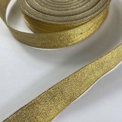 Gold D&uuml;z Lunavera Simli Dekoratif Şerit Kurdele 1 Metre-LUNAVERA-6