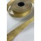 Gold D&uuml;z Lunavera Simli Dekoratif Şerit Kurdele 1 Metre-LUNAVERA-6