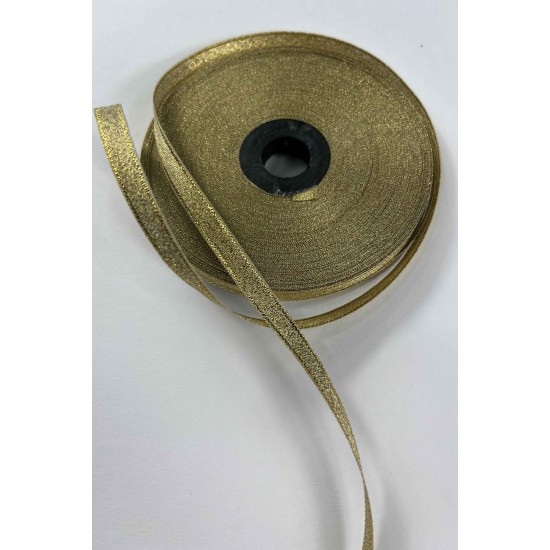 Gold 0,5 Lunavera Simli Dekoratif Şerit Kurdele 1 Metre-LUNAVERA-7