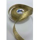 Gold 1 Cm Lunavera Simli Dekoratif Şerit Kurdele 1 Metre-LUNAVERA-9
