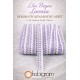 Lila Beyaz Lurexia Dekoratif Kenar S&uuml;s&uuml; Şerit &ndash; El İşi S&uuml;sleme Şeridi 1 Metre-LUREXIA-101
