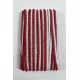 Kırmızı Beyaz Lurexia Dekoratif Kenar S&uuml;s&uuml; Şerit &ndash; El İşi S&uuml;sleme Şeridi 1 Metre-LUREXIA-103