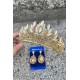 Madeline Gelin Seti – Gold Taç ve Damla Mekik Küpe Takımı, Kına Düğün Aksesuarı-MADELINE-32 Madeline Gelin Seti – Gold Taç ve Damla Mekik Küpe Takımı, Kına Düğün Aksesuarı-MADELINE-32