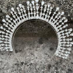 Michelle Gümüş Gelin Kına Tacı Özel Gün Aksesuar Kadın Taç Saç Aksesuarı-MICHELLE-6 Michelle Gümüş Gelin Kına Tacı Özel Gün Aksesuar Kadın Taç Saç Aksesuarı-MICHELLE-6