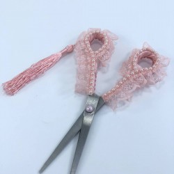 Yavruağzı Püsküllü Söz Nişan Makası-MKS-1020