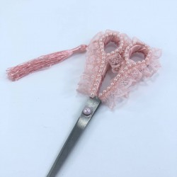 Yavruağzı Püsküllü Söz Nişan Makası-MKS-1020