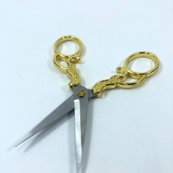 Gold Rengi Lüks Makas-MKS-1021