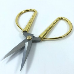 Gold Çiçek Detaylı Makas-MKS-1023