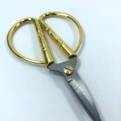 Gold Çiçek Detaylı Makas-MKS-1023