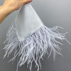 Gümüş Tüylü Gelin Halay Mendili-MND-109