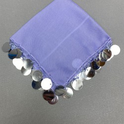 Lila Pullu Lüx Halay Mendili-MND-112