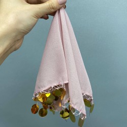 Pudra Pullu Lüx Halay Mendili-MND-119