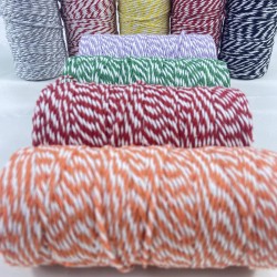 Sarı Beyaz Rengarenk Marteniçka Süsleme Paketleme İpi 10 Metre-MTIP-1006