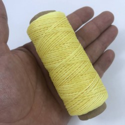 Açık Sarı Mumlu İp 10 Metre-MUM-1022