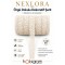 Krem Nexlora &Ouml;rg&uuml; Dokulu Dekoratif Şerit &ndash; Premium El İşi S&uuml;sleme 1 Metre-NEXLORA-5