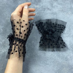 Hera Siyah Çift Bilek Gelin Aksesuarı-NIKAHTAKIMI-172