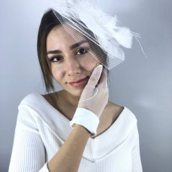 Beyaz Eldiven Ve Beyaz Vualet Nikah Takımı-NIKAHTAKIMI-60