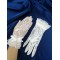 Beyaz Fiyonklu Eldiven-NKH-1017