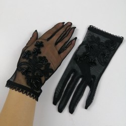 Siyah Pullu Eldiven-NKH-1025