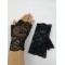 Siyah Kısa Dantelli Eldiven-NKH-1027