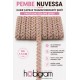 Pembe Nuvessa Hasır &Ccedil;apraz Tasarım Dekoratif Şerit 1 Metre Paketleme S&uuml;sleme Şeridi-NUVESSA-6